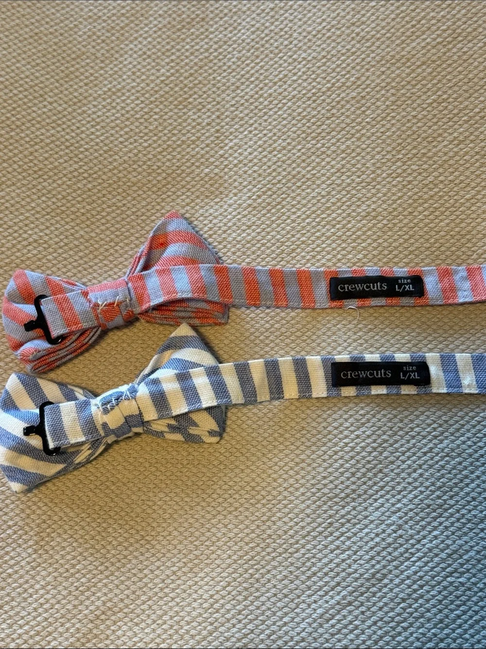 J. Crew Kids Striped Bow Ties - size L/ XL